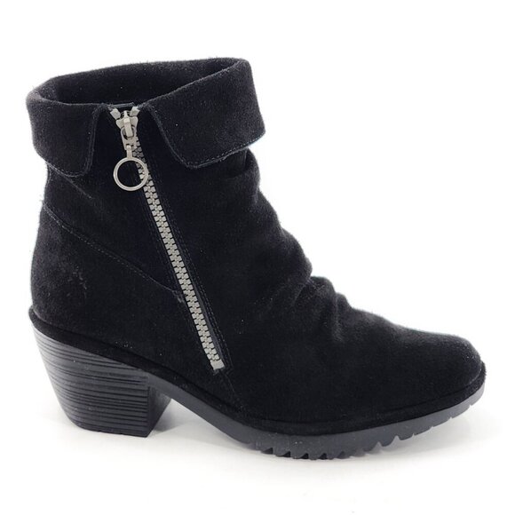 FLY LONDON Wati Suede Ankle Boot - Picture 1 of 9